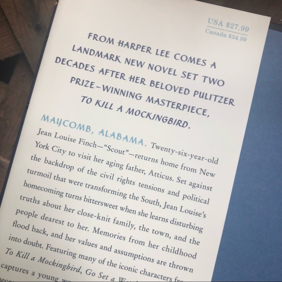 Harper Lee - Go Set A Watchman Hardback Book (28) - Picture 3 of 3